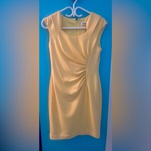 Calvin Klein Yellow Dress